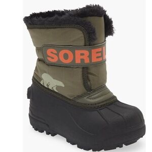 SOREL Kids' Snow Commander Insulated Waterproof Boot, Toddler 6, NWT No box